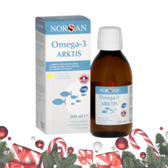 Omega-3 Arktis D-vitamiiniga, õli 200ml