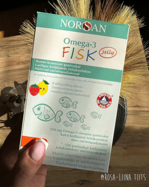 Omega-3 FISK Jelly, želatiinist närimispadjakesed 45 või 120 tk. - Pilt 5