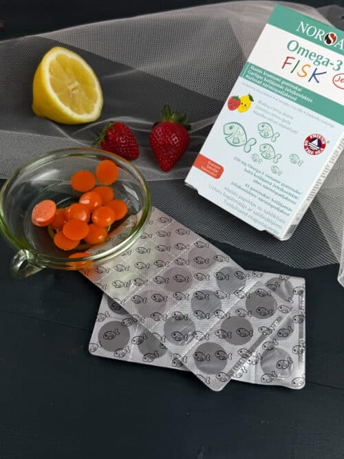 Omega-3 FISK Jelly, želatiinist närimispadjakesed 45 või 120 tk. - Pilt 6