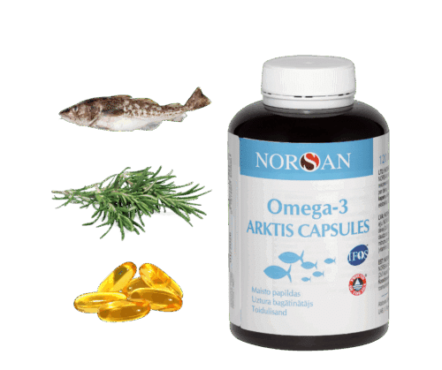 Omega-3 Arktis, kapslid, 120 tk. - Image 3