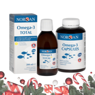 Omega-3 Total komplekt (kapslid+õli)