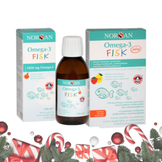 Omega-3 FISK komplekt (õli+želatiini närimispadjakesed)