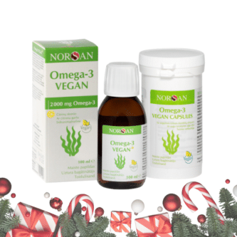Omega-3 Vegan komplekt (kapslid+õli)
