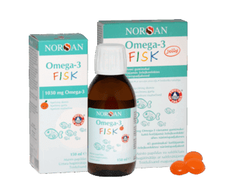 Omega-3 FISK komplekt (õli+želatiini närimispadjakesed)
