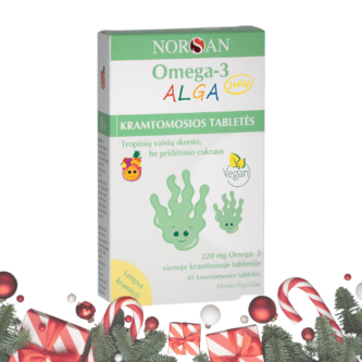 Omega-3 Alga Jelly, želatiinist närimispadjakesed, 45 tk.