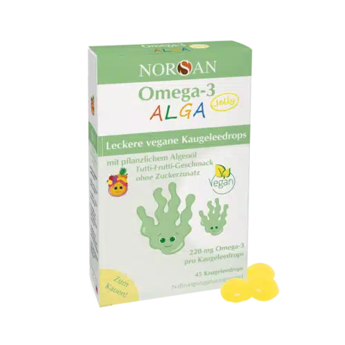 Omega-3 Alga Jelly, želatiinist närimispadjakesed, 45 tk.