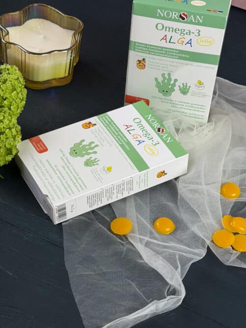Omega-3 Alga Jelly, želatiinist närimispadjakesed, 45 ja 120 tk. - Pilt 4