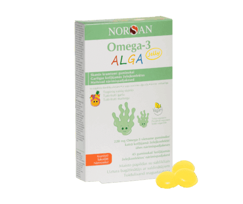 Omega-3 Alga, õli + jelly komplekt - Pilt 3