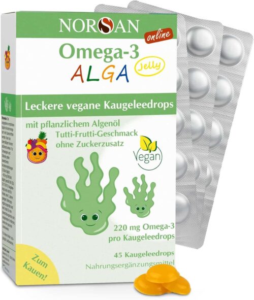 Omega-3 Alga Jelly, želatiinist närimispadjakesed, 45 tk. - Image 5
