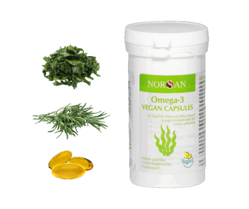 Omega-3 Vegan, kapslid, 80 tk. - Image 3