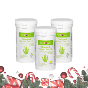 Omega-3 Vegan, kapslid, 3x80 tk.