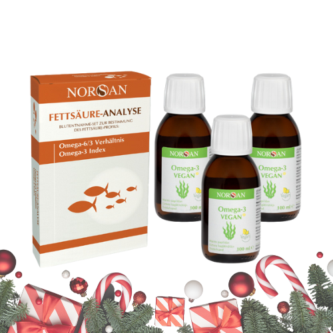 Omega-3 Vegan komplekt rasvhapete testiga