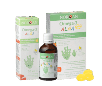 Omega-3 Alga, õli + jelly komplekt