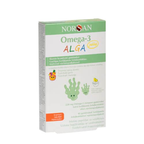 Omega-3 Alga Jelly, želatiinist närimispadjakesed, 45 ja 120 tk. - Image 6