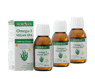 Omega-3 Vegan EPA, õli, 3x100 ml