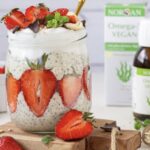 Picture depicting sweet and healthy pudding with omega-3 oils